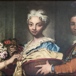 Fra' Galgario e bottega, Ritratto di due fanciulle con domestica