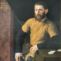 Giovan Paolo Lolmo (?), Ritratto di Giulio Cesare Macinata